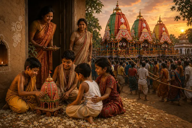 অলৌকিক রথযাত্রা: এক নিষ্পাপ ভক্তির গল্প